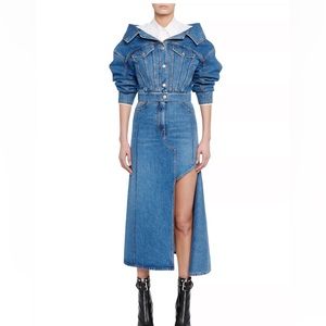 ALEXANDER MCQUEEN PENCIL SKIRT WITH CUT-OUT